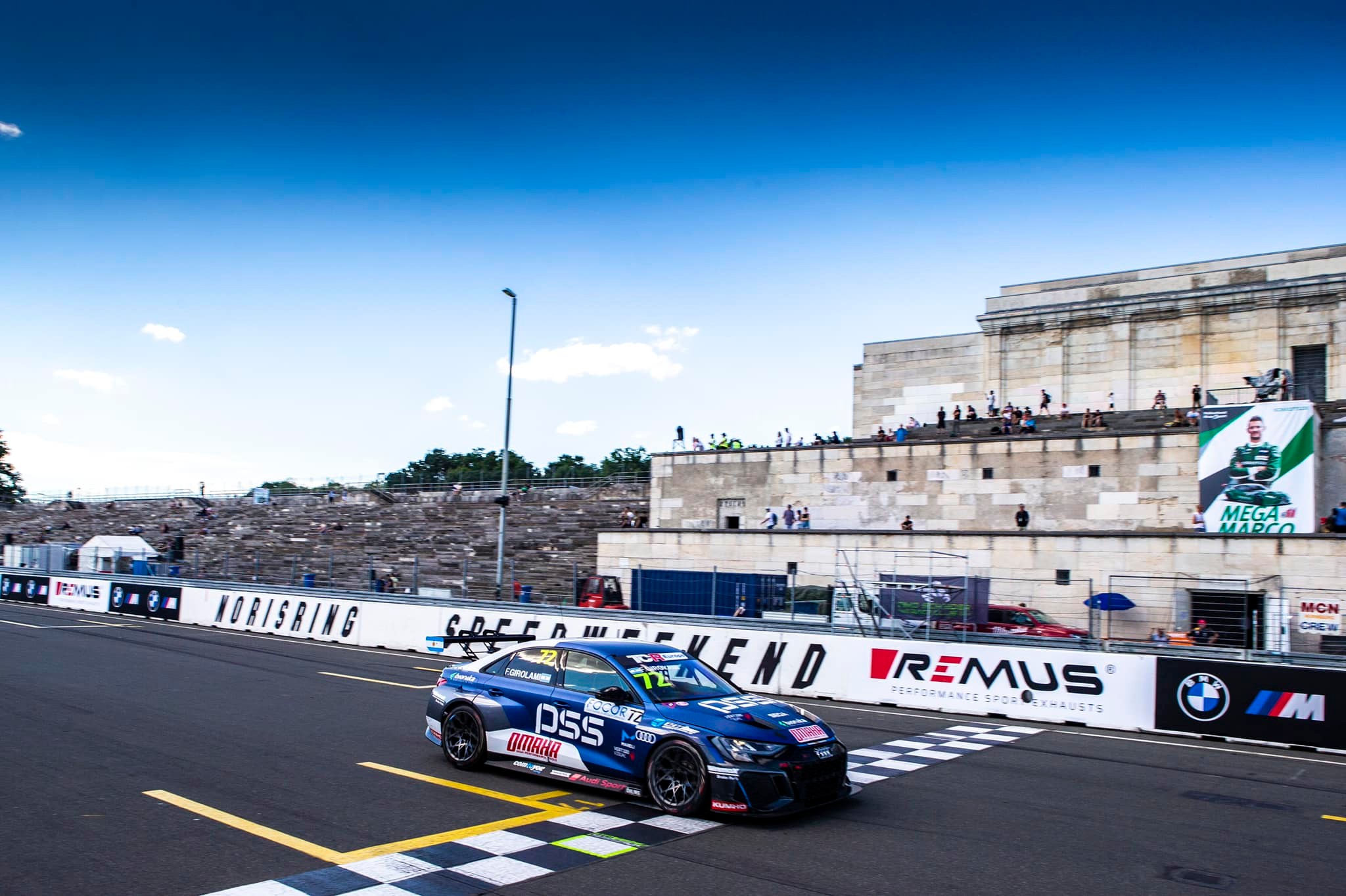 Audi RS3 LMS de Comtoyou Racing, team co-dirigé par Jean-Michel Baert